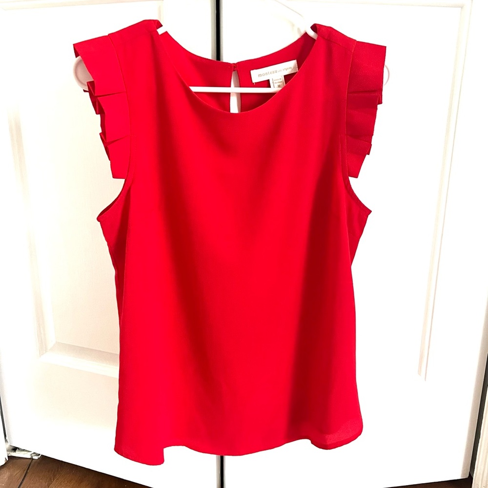 Red blouse